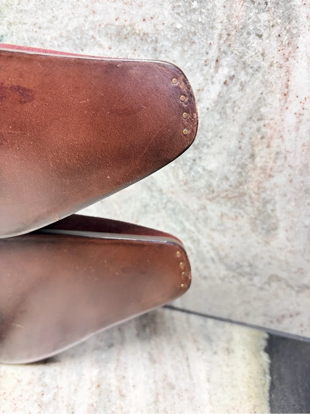 Santoni Fatte a Mano Burgundy Suede Chukka Boots Men’s 8.5 UK 9.5 US Italy